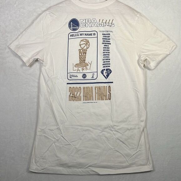 Nike Golden State Warriors NBA Finals Champion Roster 2022 T-Shirt NWT Men Large - Picture 1 of 5